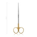 Prepareerschaar Metzenbaum-Fino met TC gebogen 14,5 cm