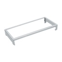Frame voor 3 schroevenrekjes, (zilver) 
