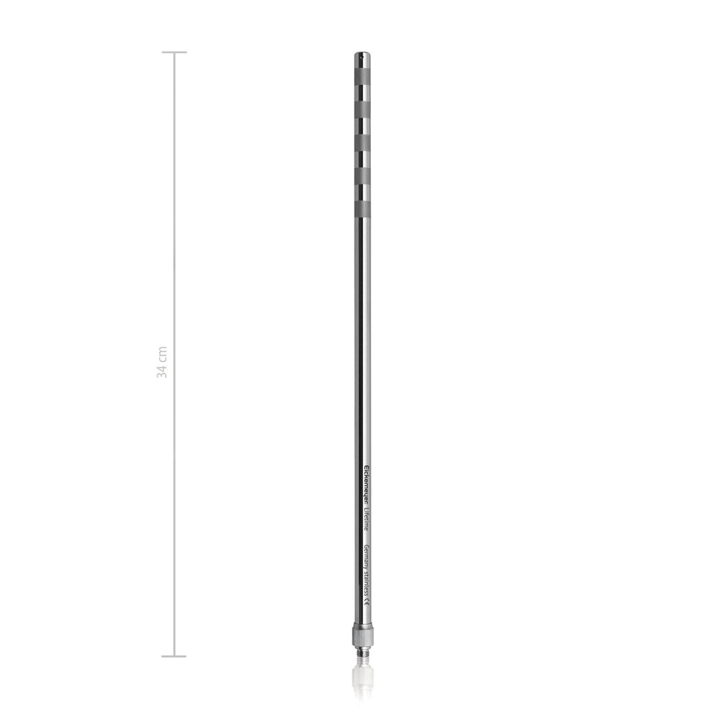 Zuig- en spoelbuis voor afzuigsysteem Ø =10 mm, L = 34 cm 