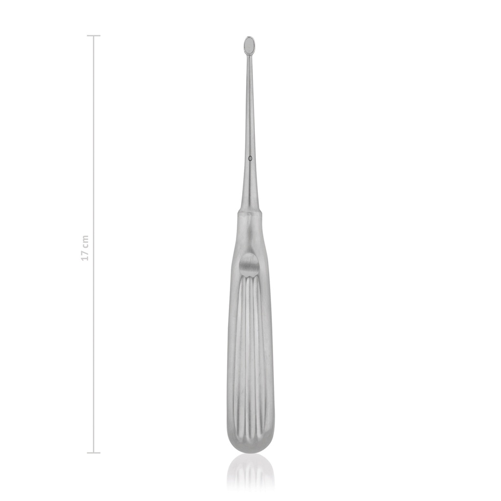 [165200] Scherpe lepel Volkmann, nr. 0, breedte 6 mm