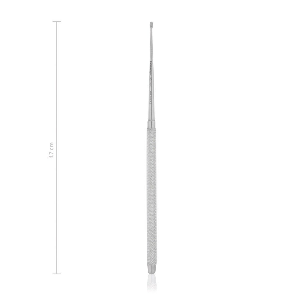 [165317] scherpe lepel, extra diep en fijn, zwart, 17 cm 
