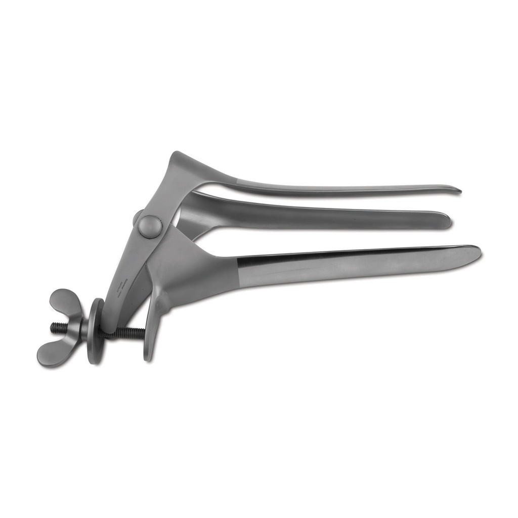 vaginaal speculum Polansky, 25 cm, economy met vleugelschroeven 