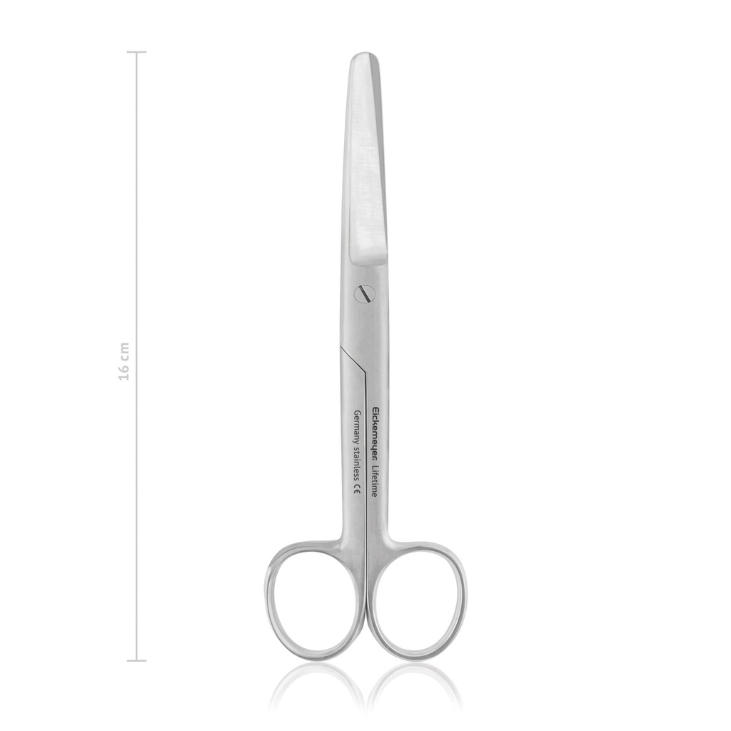 schaar chir., zwaar model, gebogen, st/st, 16 cm 