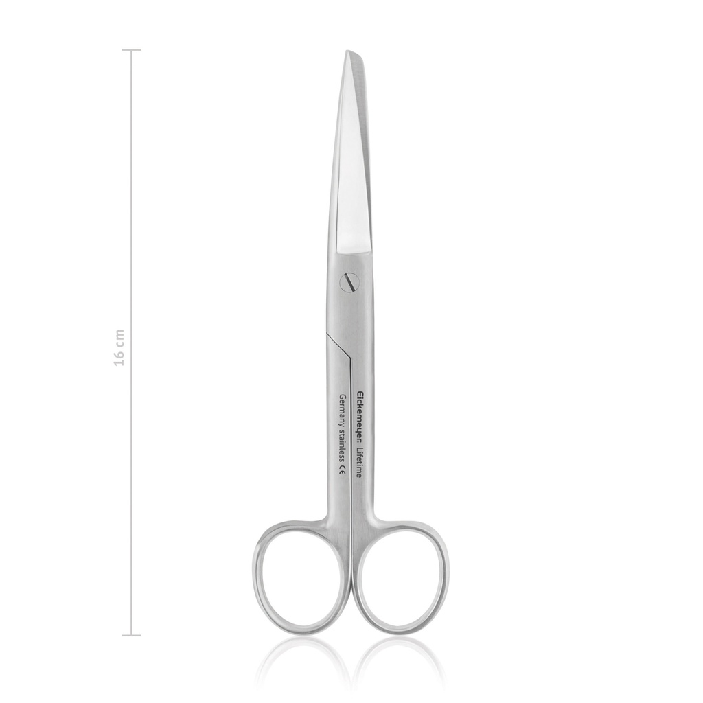 schaar chir., zwaar model, recht, sp/st, 16 cm 