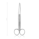 schaar chir., zwaar model, recht, sp/st, 16 cm 