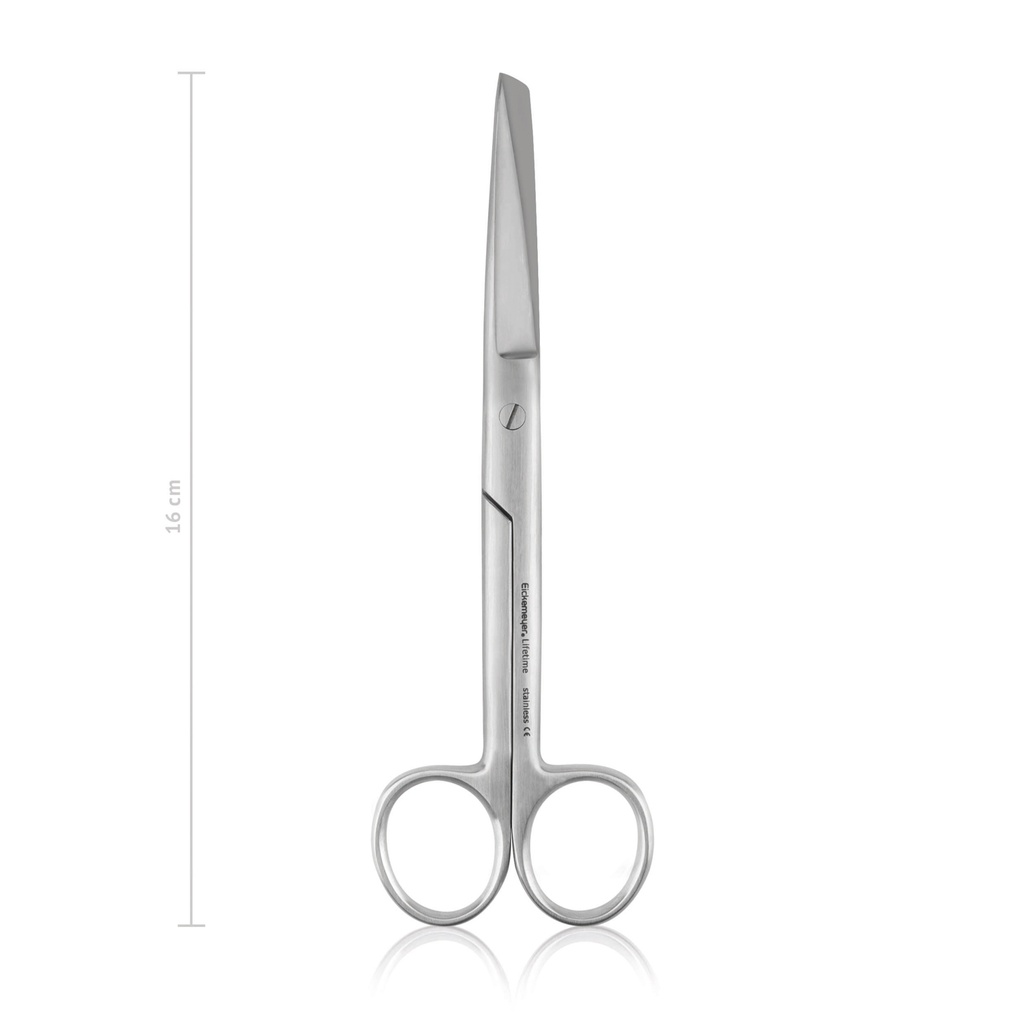 [970216] Schaar chirurgisch economy recht 16 cm , sp/st