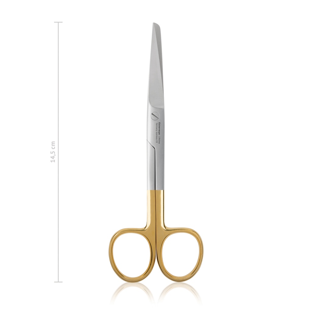 [113314] Schaar chirurgisch gebogen TC, 14,5 cm, sp/st