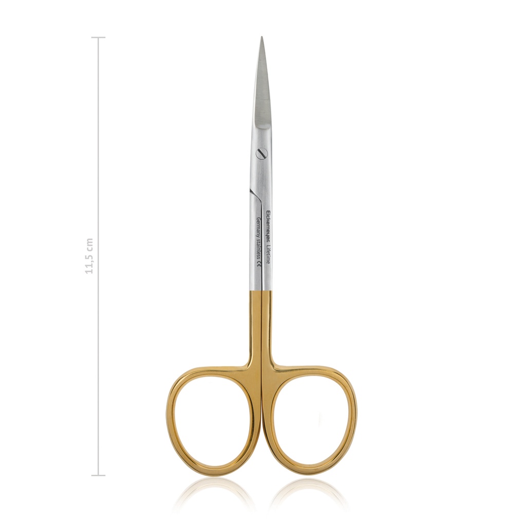 Fijne schaar 11.5 cm, recht (TC)