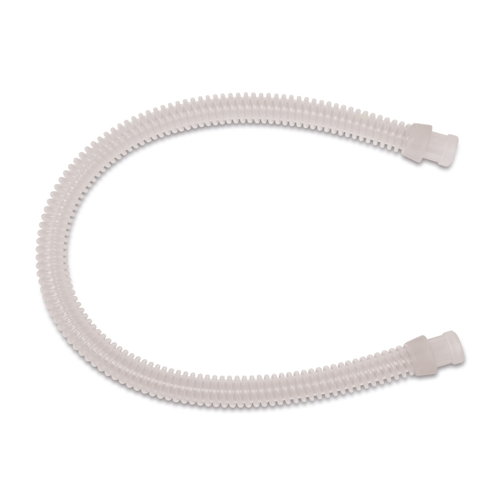 slang, siliconen, 90cm voor aansluiting van beademingsapparatuur op anesthesietoestellen 2 x I.D. 22mm