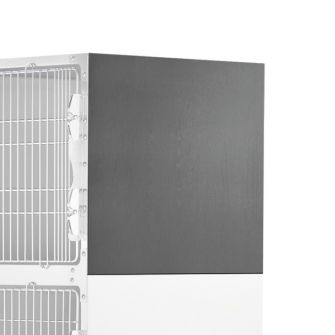 zijpaneel, rvs,  914 x 718 mm voor Shor-line kennels 