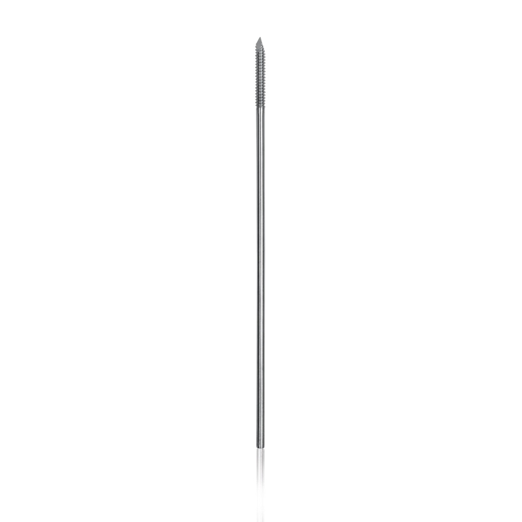 [180593] Steinmann-pen D= 2mm, schroefdraad op kop "Interface" 