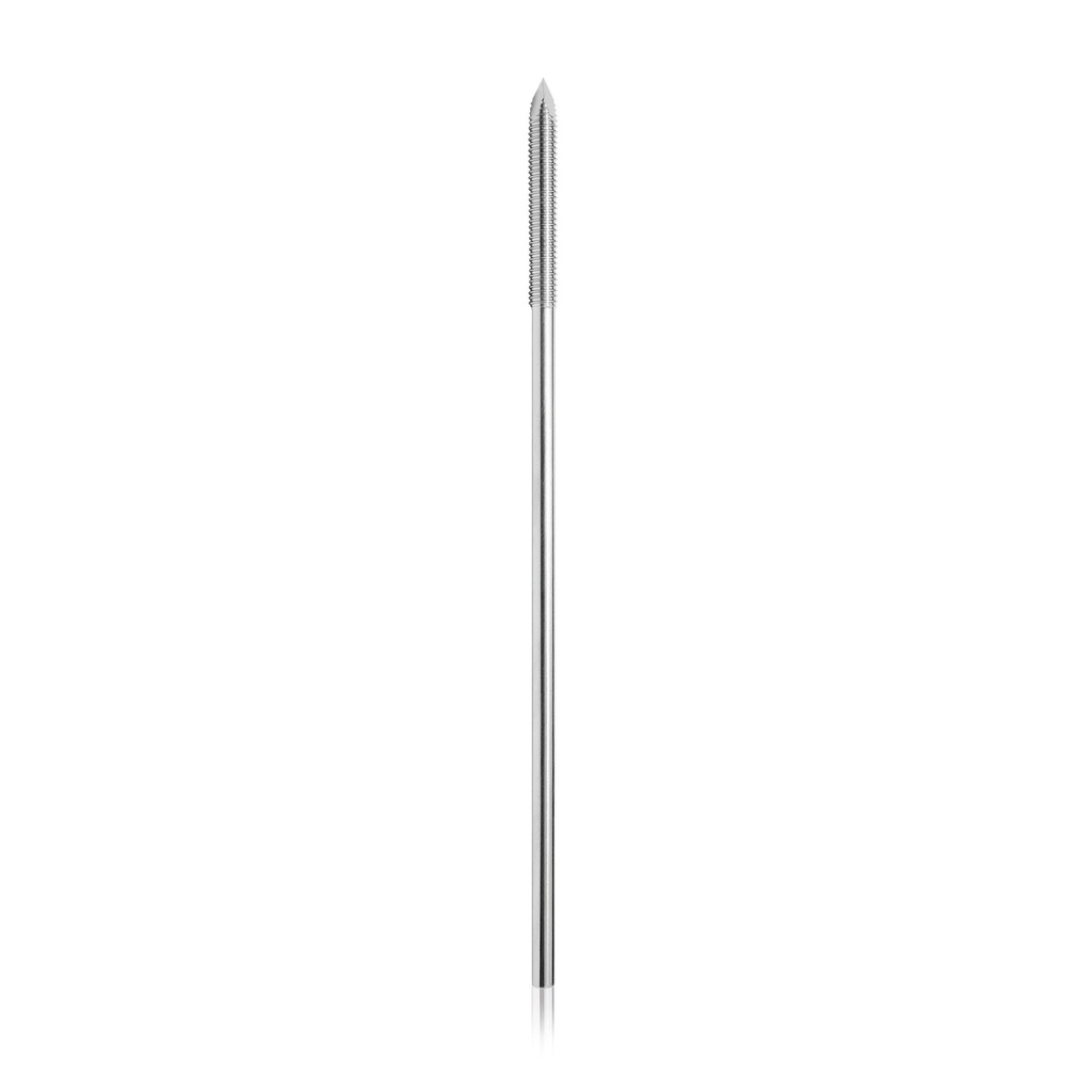 [180502] Steinmann-pen, d = 1,2 mm met opgezet schroefdraad, voor 75 mm lengte