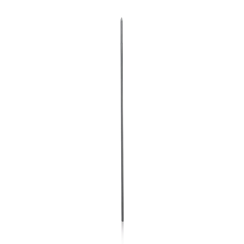 Steinmann-pen, d = 2,5 mm, 20 cm, trocartpunt met schroefdraad 