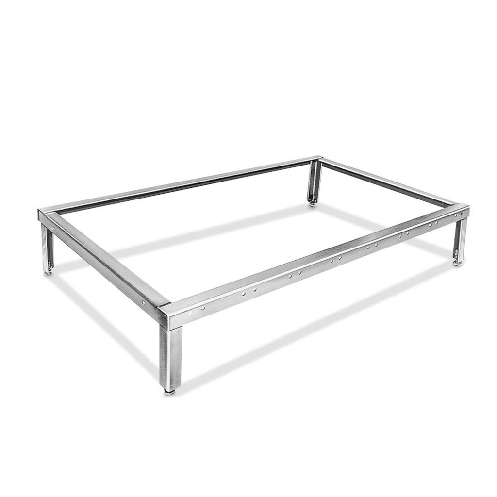 kooi-frame, vast, tot 1829 mm breedte, roestvrij 