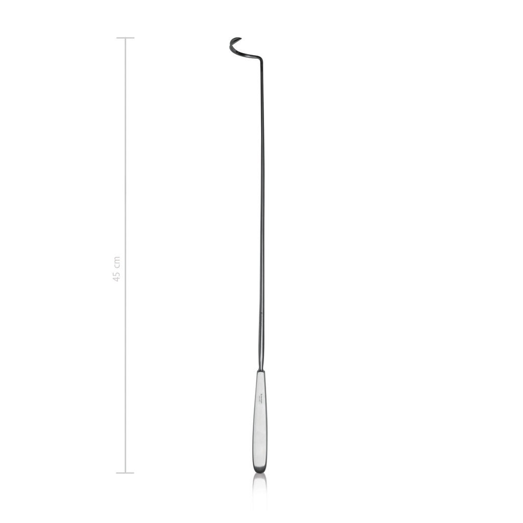 [154045] Onderbindingsnaald Deschamps, 45 cm, rechts/scherp