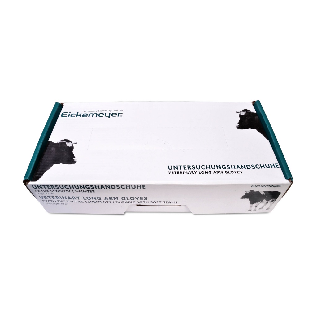 Onderzoekshandschoenen 5-vingers EICKEMEYER  Super Sensitive sterk 100 stuks, lang