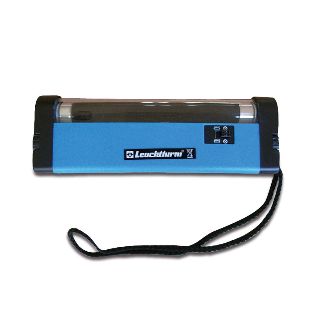 UV-lamp voor aantonen microsporen, 400 g, 4 Watt, 366 nm, 5 x 1.5 V batterijen 