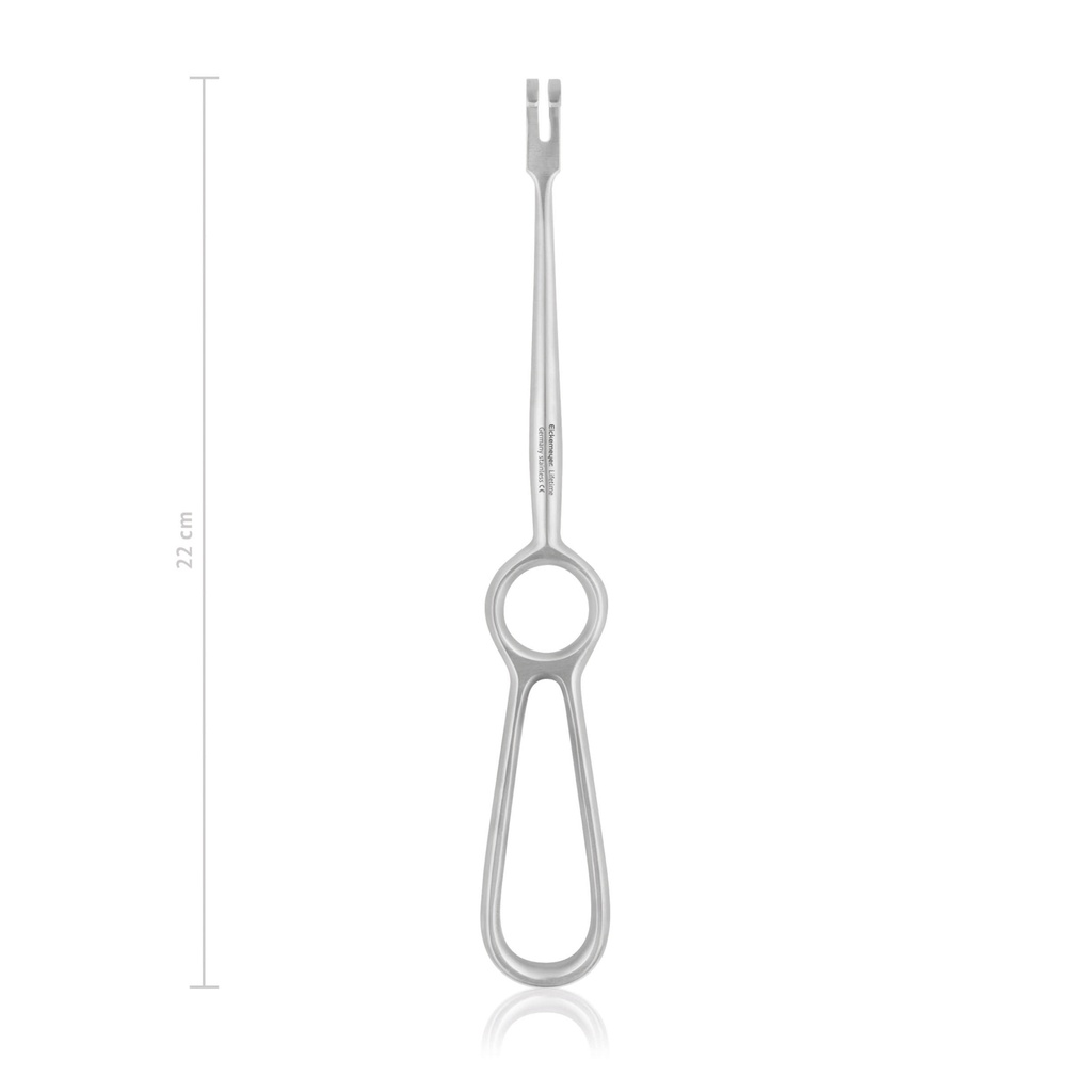 [160502] Wondhaak Volkmann, 22 cm, stomp, 9 x 8 mm