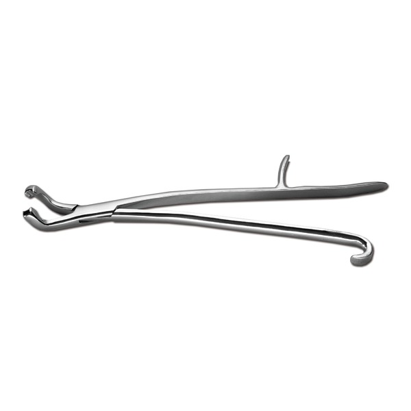 kiezentang "Reynolds-Typ", zware uitvoering, 43cm, naar boven gebogen 