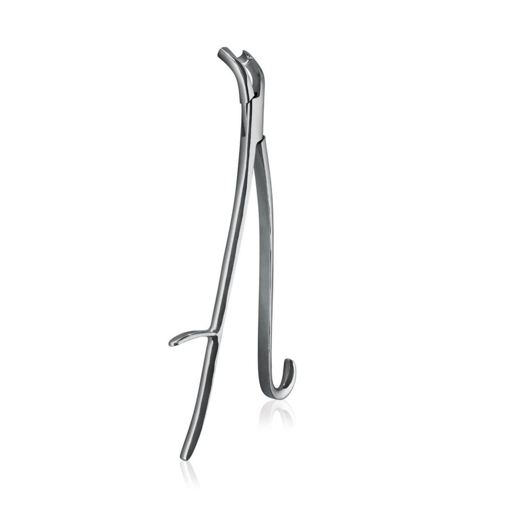 kiezentang "Reynolds-Typ", zware uitvoering, 43 cm, naar onderen gebogen 