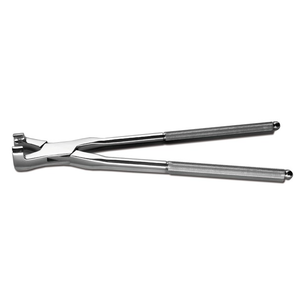 kiezentang met korte bek, ronde greep ideaal voor extractie korte molaren, 48 cm