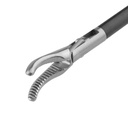 Maryland típusú fogó, forgatható kivitelben, monopoláris koagulációhoz csatlakozóval, Ø = 3 mm, hossz: 21 cm, műanyag markolattal.