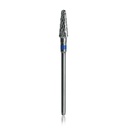 Hardmetalen boor, middelgroot, met blauwe ringmarkering