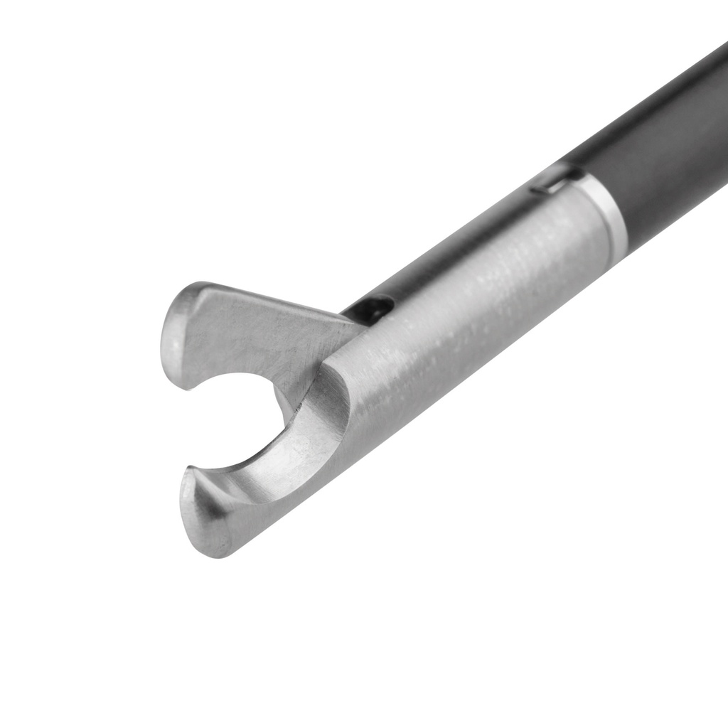 Haakschaar, draaibaar, met aansluiting voor unipolaire coagulatie, Ø = 5 mm, lengte: 36 cm, met kunststof handgreep