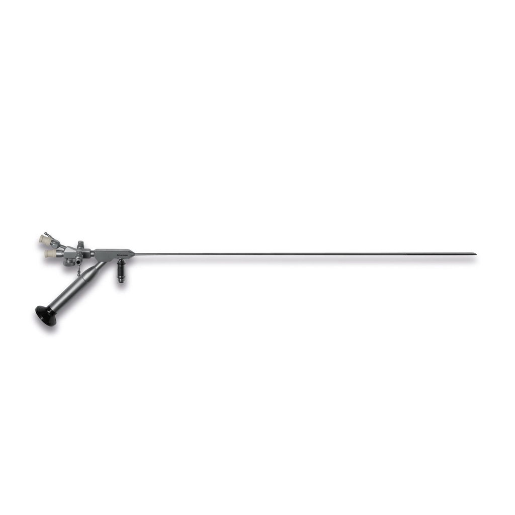 Ureterorenoskop, stift, Ø = 2,7 x 3,3 mm L = 43 cm, optik 12°, med arbejdskanal Ø = 1,7 mm