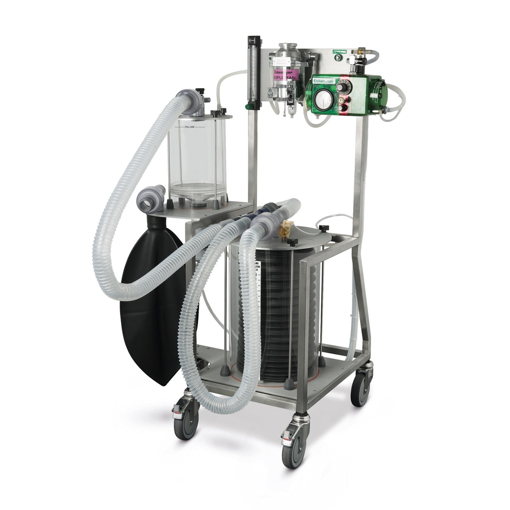 Anæstesiapparat LAVC-2000D til stordyr inkl. respirator og TEC3 Isoflurane fordamper, stativmodel