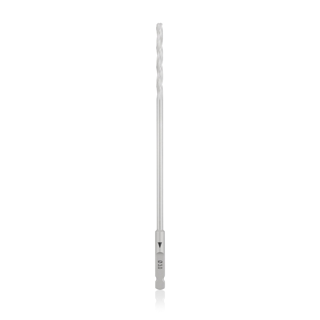 Kanülált spirálfúró, 1,2 / Ø3,0 / 120 mm, AO gyorscsatlakozással