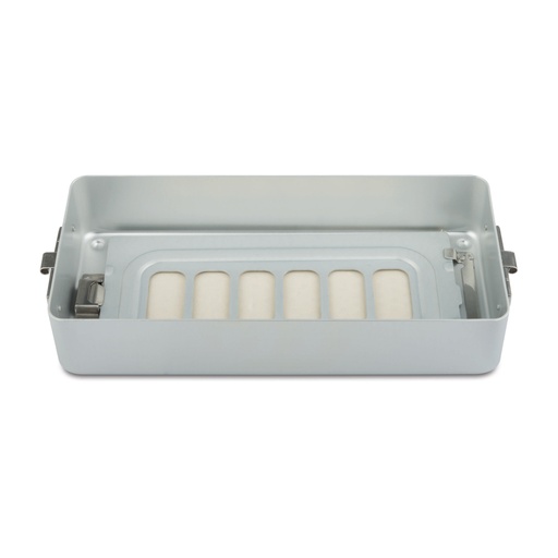 [500617] Bodemdeel voor container geperforeerd, 300 x 140 x 60 mm grijs