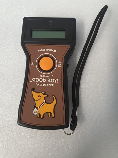 [SCH90009201] Mikrochip Lesegerät für FDXA (FECAVA) & FDXB (ISO) Mikrochips, SN: P2406010 -  dem Artikel fehlt die Originalverpackung, Baujahr 2024