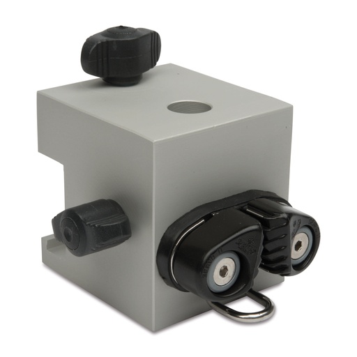 [603802] Aansluitblok met snelfixatieklemmen voor traploze snelle bevestiging voor rond materiaal met d = 12 mm