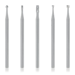 [174205] Hardmetalen boorset voor low speed handstuk