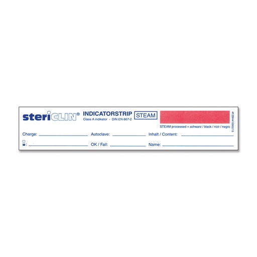 [502550] Indicator strips autoclaaf, 250 stuks