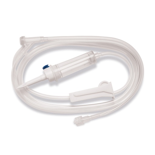 [050165] Infusieset Eickemeyer 20 druppels/ml, 1,5 mtr. slang, Y-Connector en filter