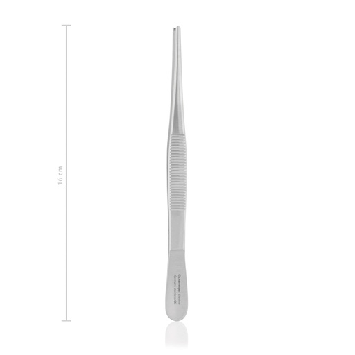 [133216] pincet standaard, chir.,16 cm, 1x2 tanden 