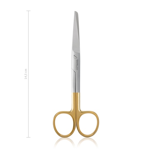 [113314] Schaar chirurgisch gebogen TC, 14,5 cm, sp/st