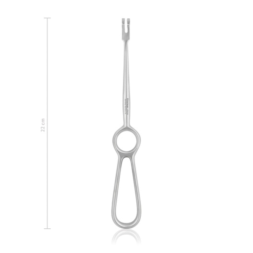 [160502] Wondhaak Volkmann, 22 cm, stomp, 9 x 8 mm